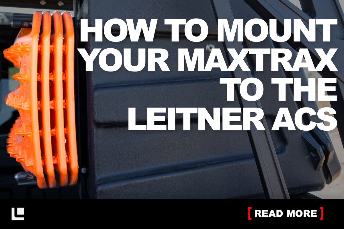 How to Attach MAXTRAX Traction Board to Leitner Designs’ Active Cargo