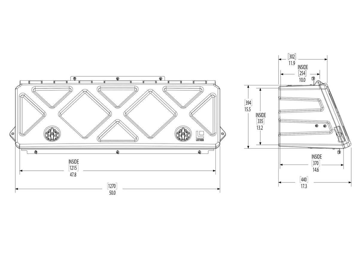 GearPOD XL Storage Box for ACS Rack | Leitner Designs