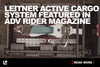 Leitner Designs Active Cargo System Review Featured in Adventure Rider Magazine