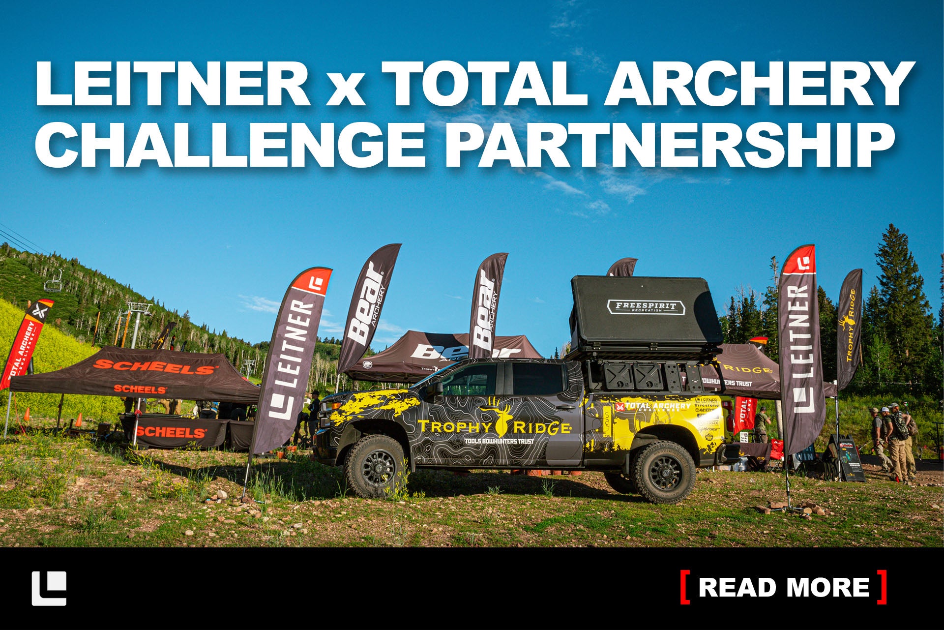 LEITNER Partners with Total Archery Challenge for the 2023 Sweepstakes Truck