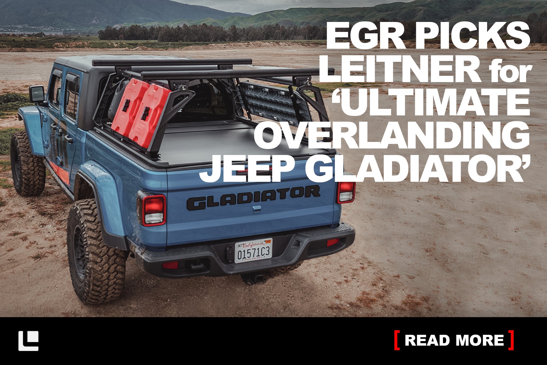EGR Picks Leitner Active Cargo System for ‘Ultimate Overlanding Jeep Gladiator’