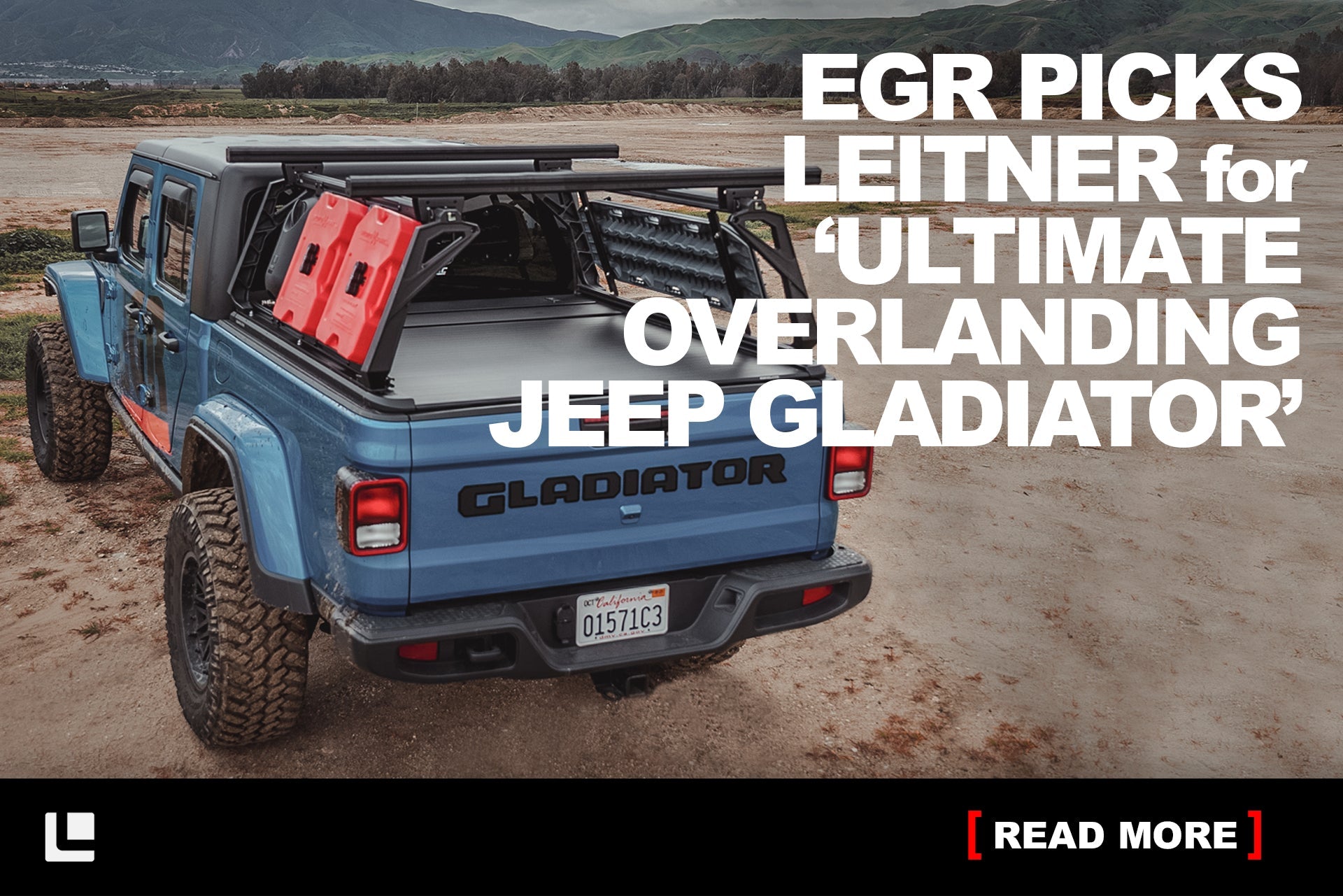 EGR Picks Leitner Active Cargo System for ‘Ultimate Overlanding Jeep Gladiator’ - Leitner Designs