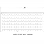 Leitner Designs GearPOD Dual Grid Panel installed on GearPOD DUAL