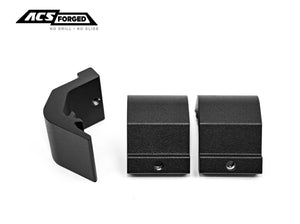 BLACK METAL CLAMPS FOR NO DRILL ACS FORGED BED RACK FOR TOYOTA