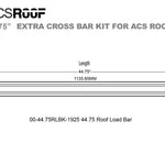 ACS ROOF PLATFORM RACK - Extra Load Bar Kit - Leitner Designs