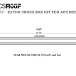 ACS ROOF PLATFORM RACK - Extra Load Bar Kit - Leitner Designs