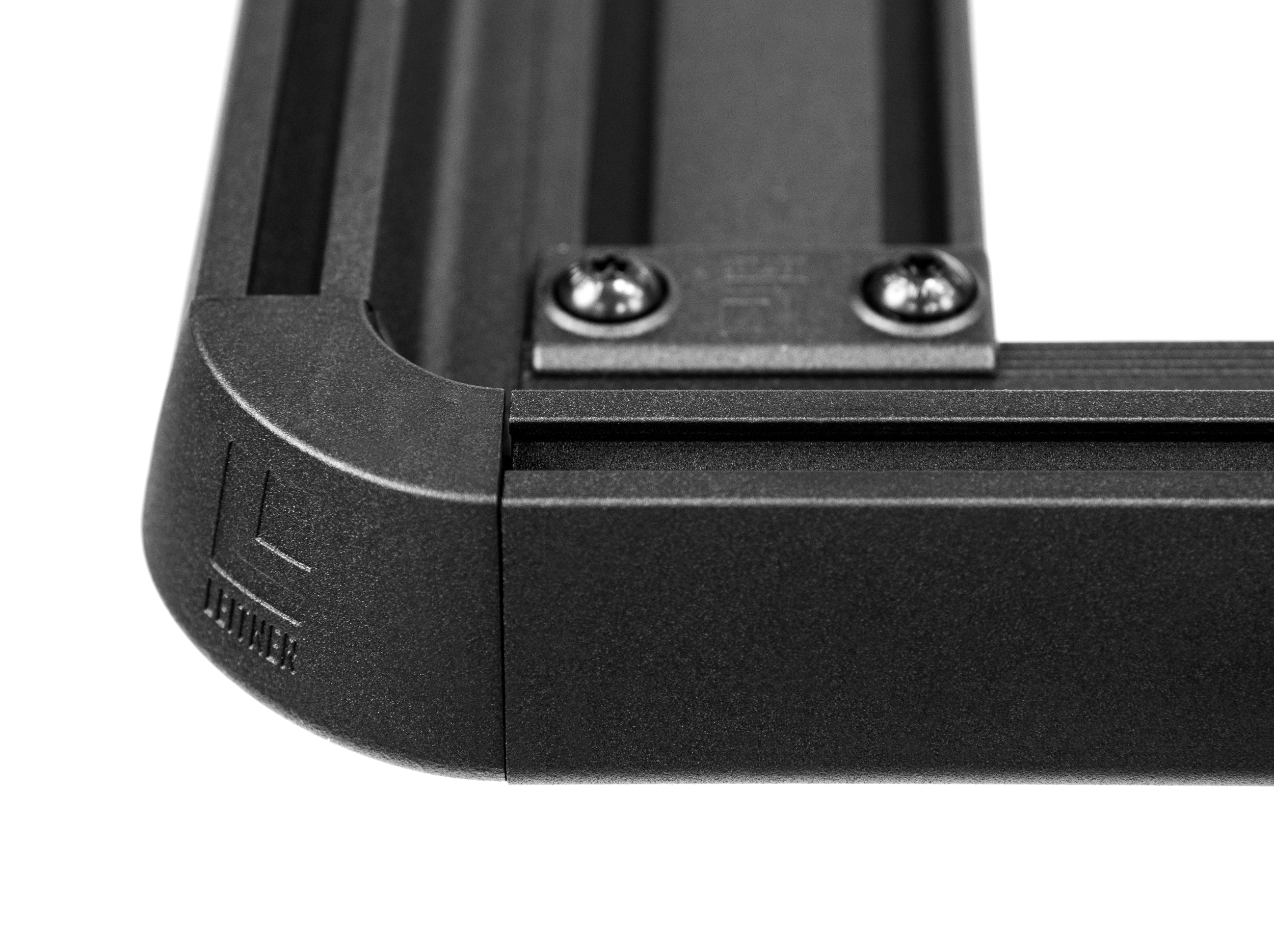 CLOSE UP OF CORNER CAP ON ACS ROOF RACK