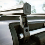 CLOSE UP VIEW LOAD BAR BRACKET MOUNTED ON INEOS GRENADIER 