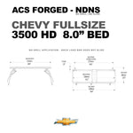 Active Cargo System - FORGED NO DRILL - Chevrolet