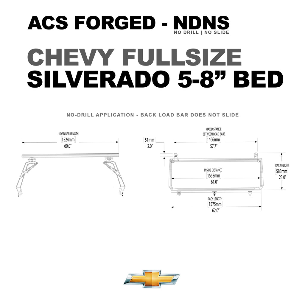 Active Cargo System - FORGED NO DRILL - Chevrolet - Leitner Designs