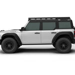 SIDE VIEW OF FORD BRONCO WITH ACS ROOF RACK MOUNTED