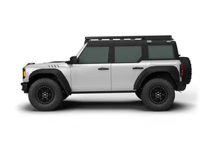 SIDE VIEW OF FORD BRONCO WITH ACS ROOF RACK MOUNTED