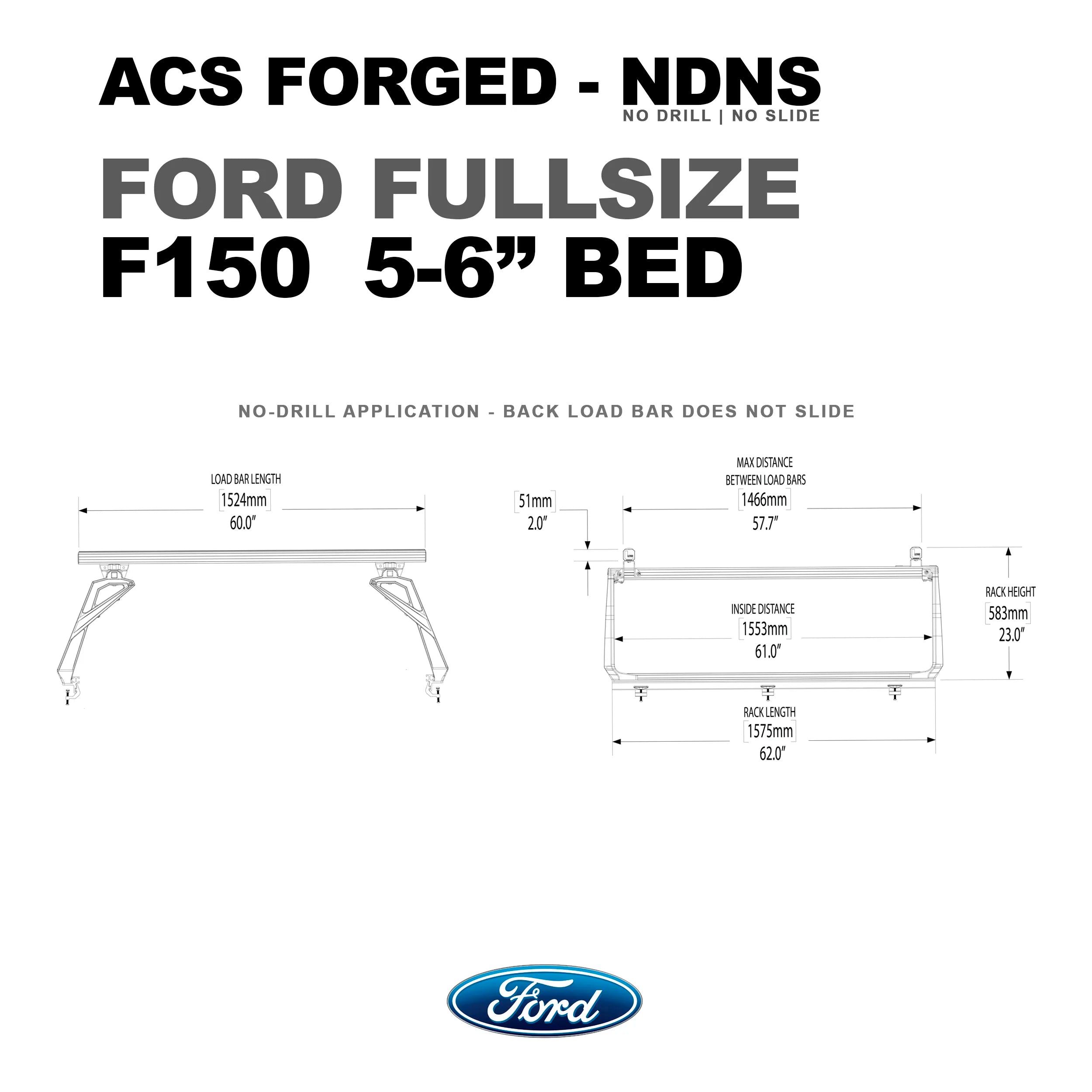 Active Cargo System - FORGED NO DRILL - Ford - Leitner Designs
