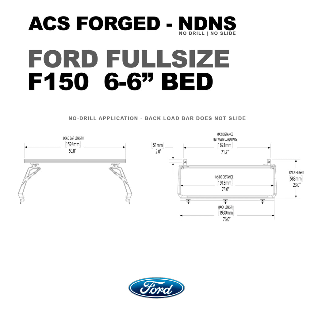 Active Cargo System - FORGED NO DRILL - Ford - Leitner Designs