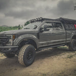 FORD SUPERDUTY OUTSIDE WITH ACS ROOF RACK MOUNTED