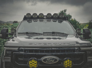 FRONT VIEW FOR SUPERDUTY WITH LIGHTS