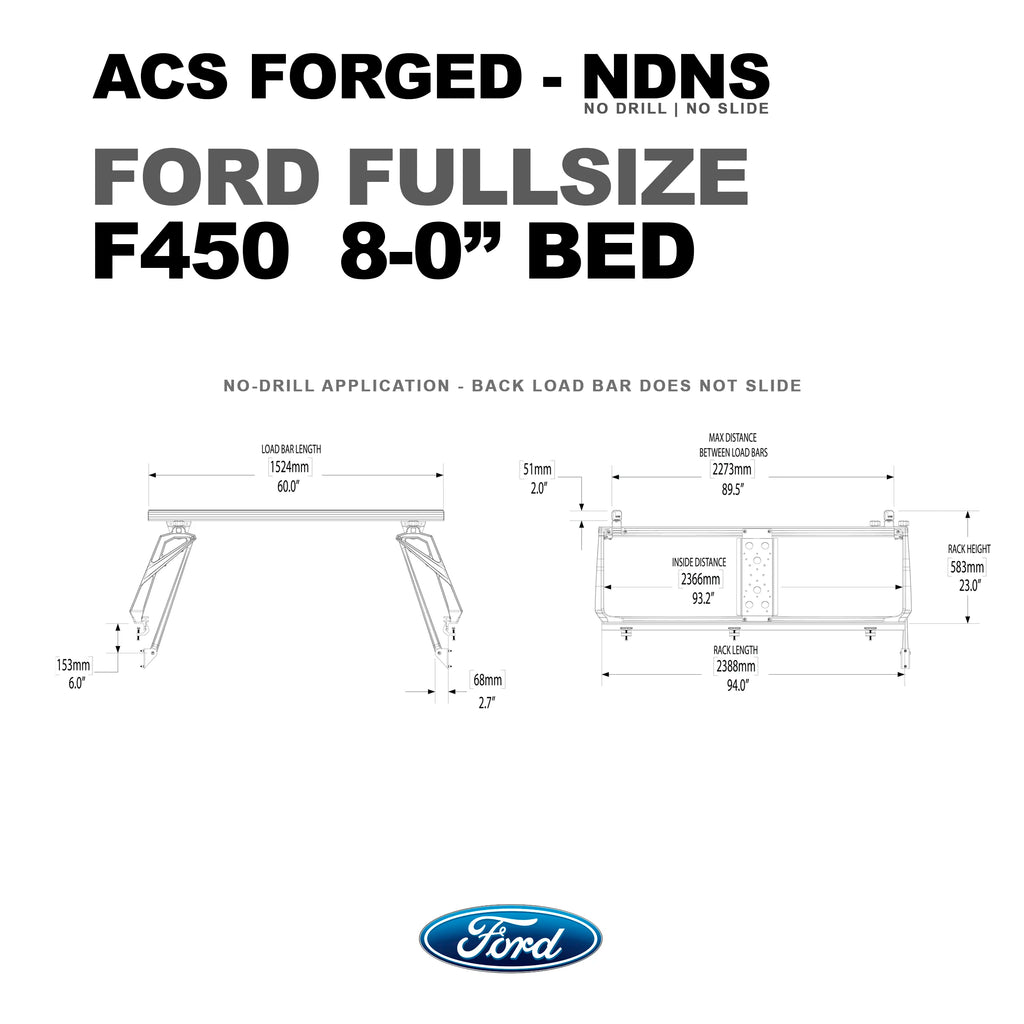 Active Cargo System - FORGED NO DRILL - Ford - Leitner Designs
