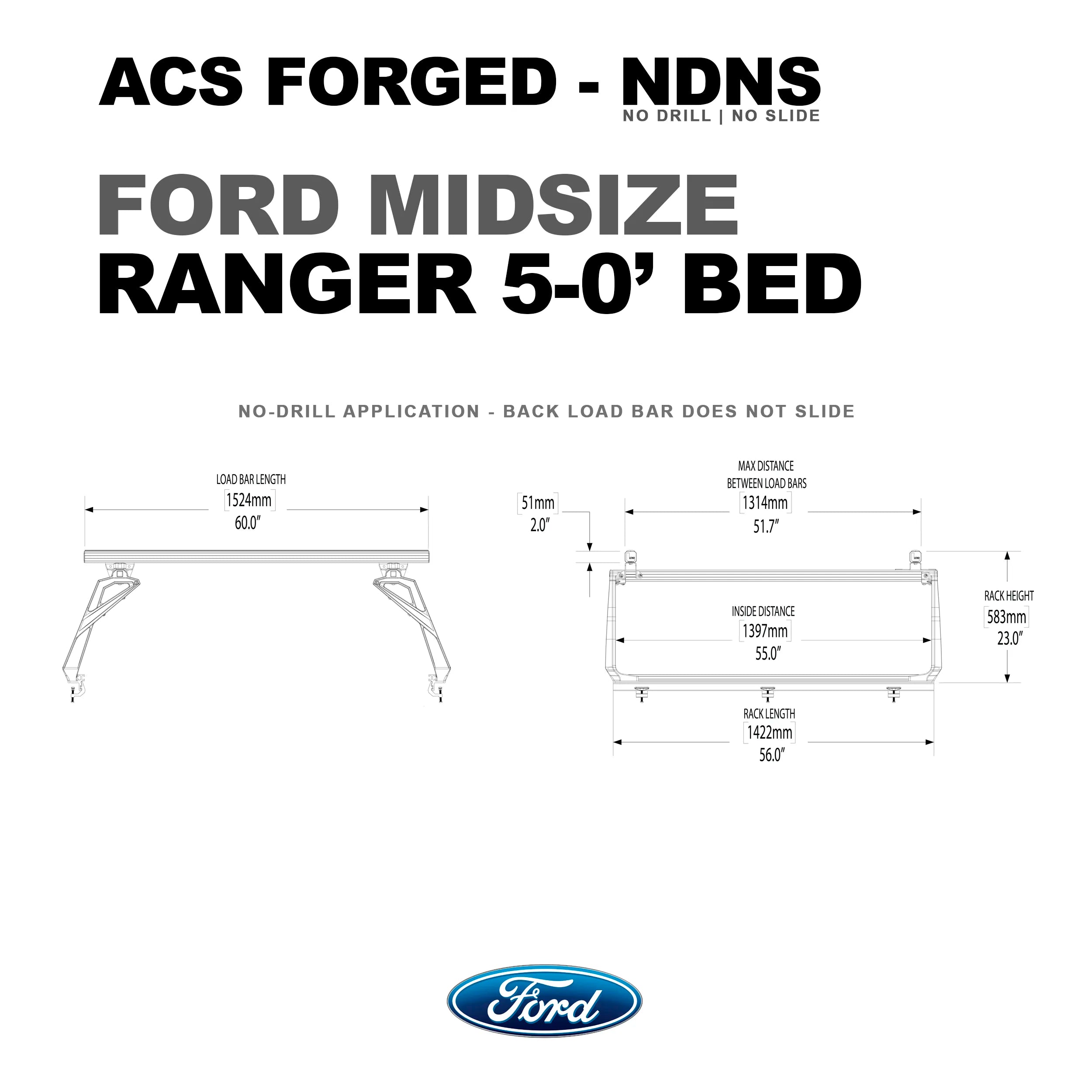Active Cargo System - FORGED NO DRILL - Ford - Leitner Designs