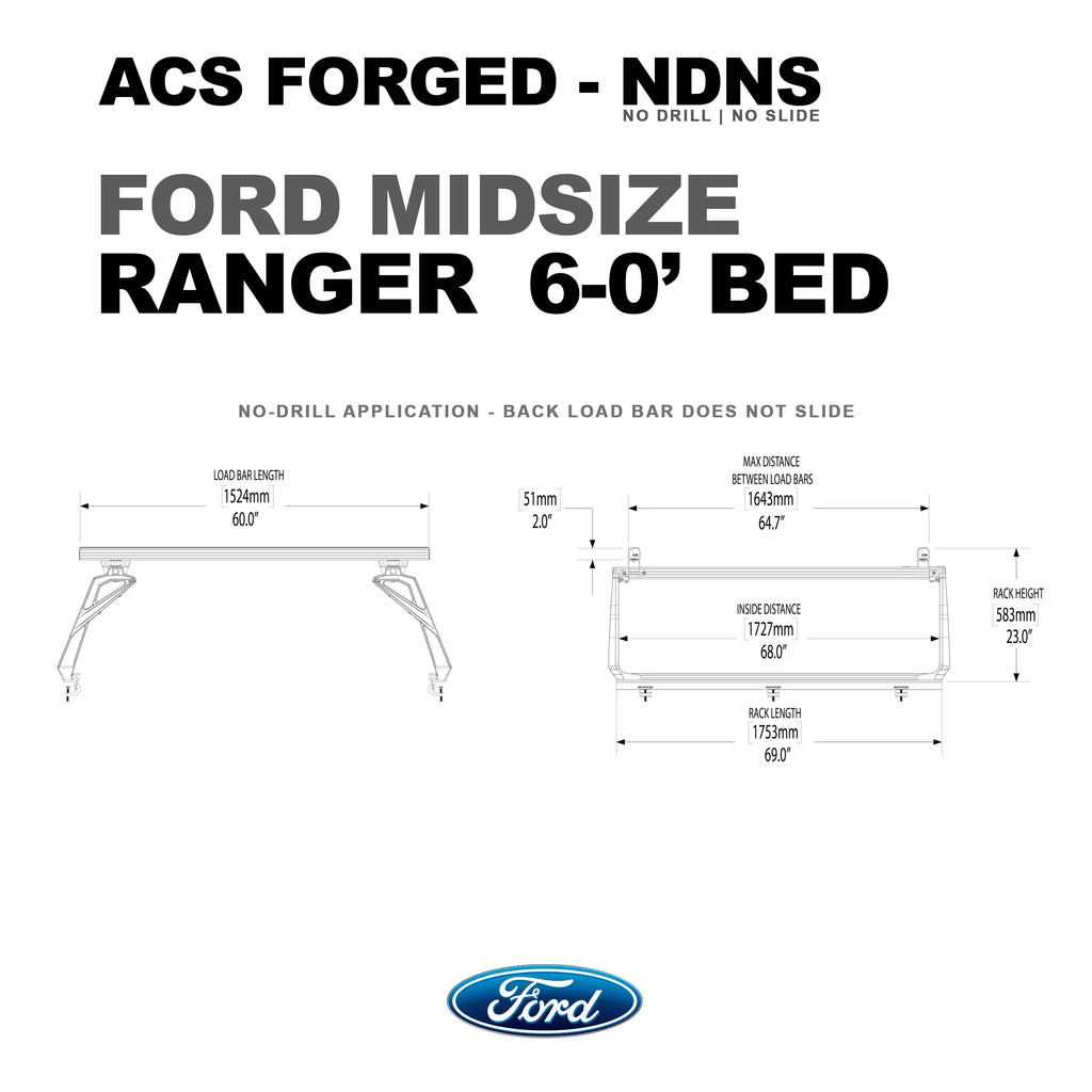 Active Cargo System - FORGED NO DRILL - Ford - Leitner Designs
