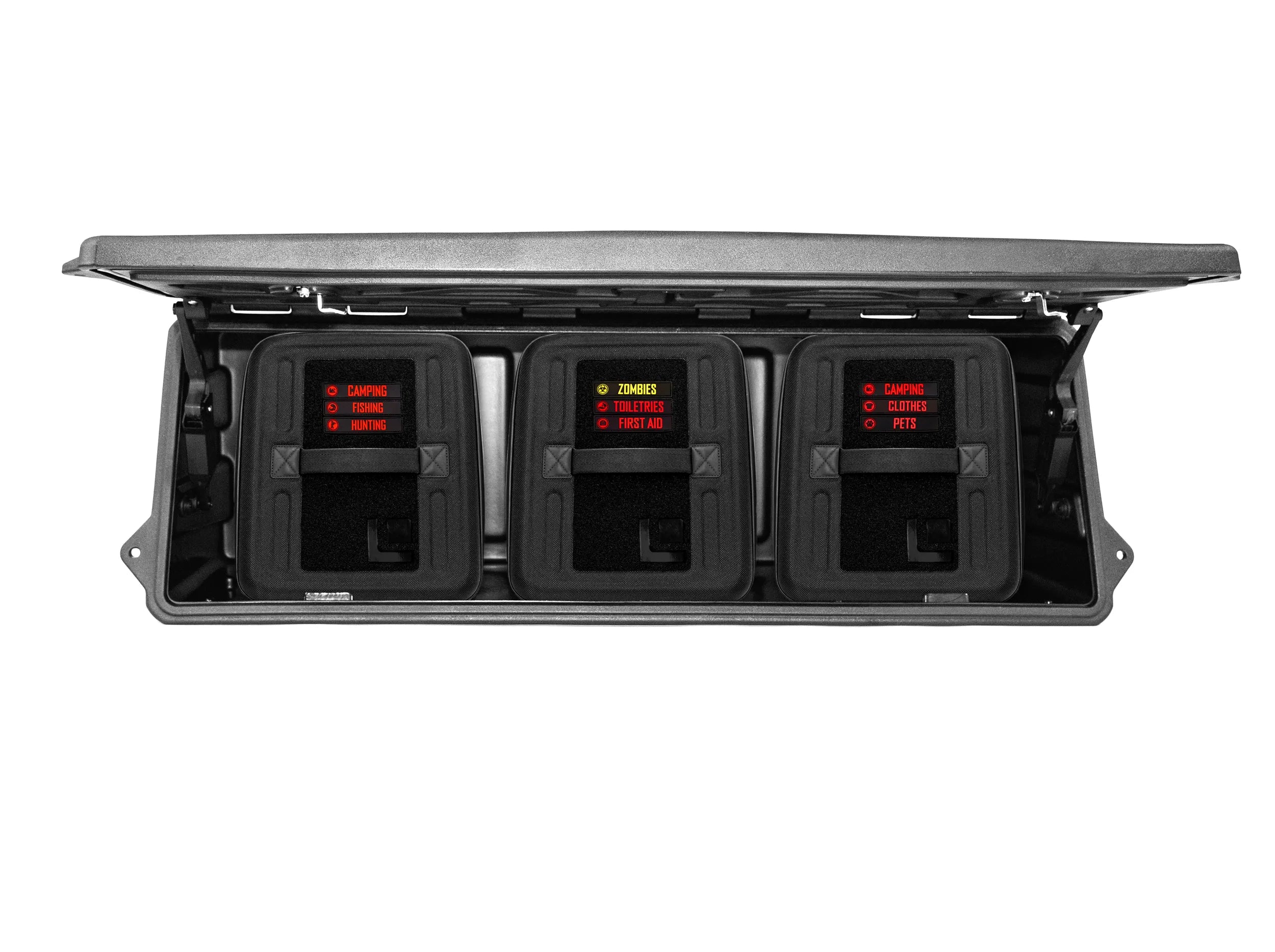 3 BLACK UTILITY BAGS INSIDE GEARPOD XL