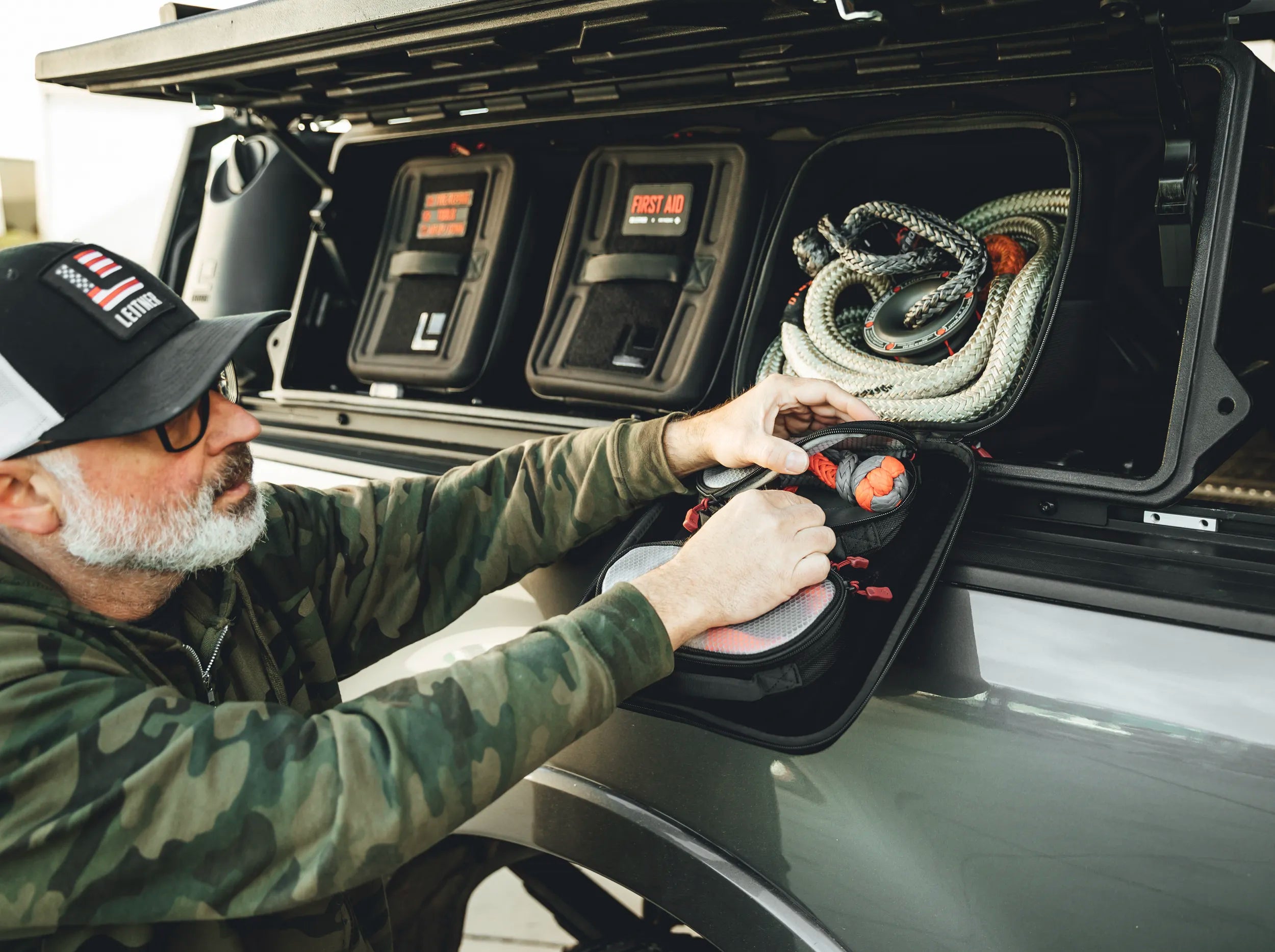 BERNHARD LEITNER (CEO) USING A GEARBAG 