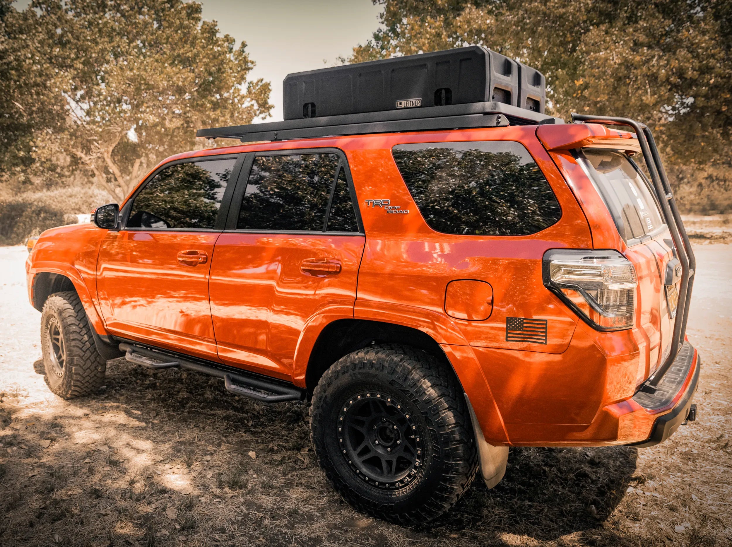 GEARPOD ROOF MOUNTED ON ACS ROOF RACK 