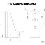 INEOS GRENADIER HD Awning Bracket | GRENADIER Load Bar Kit Specific