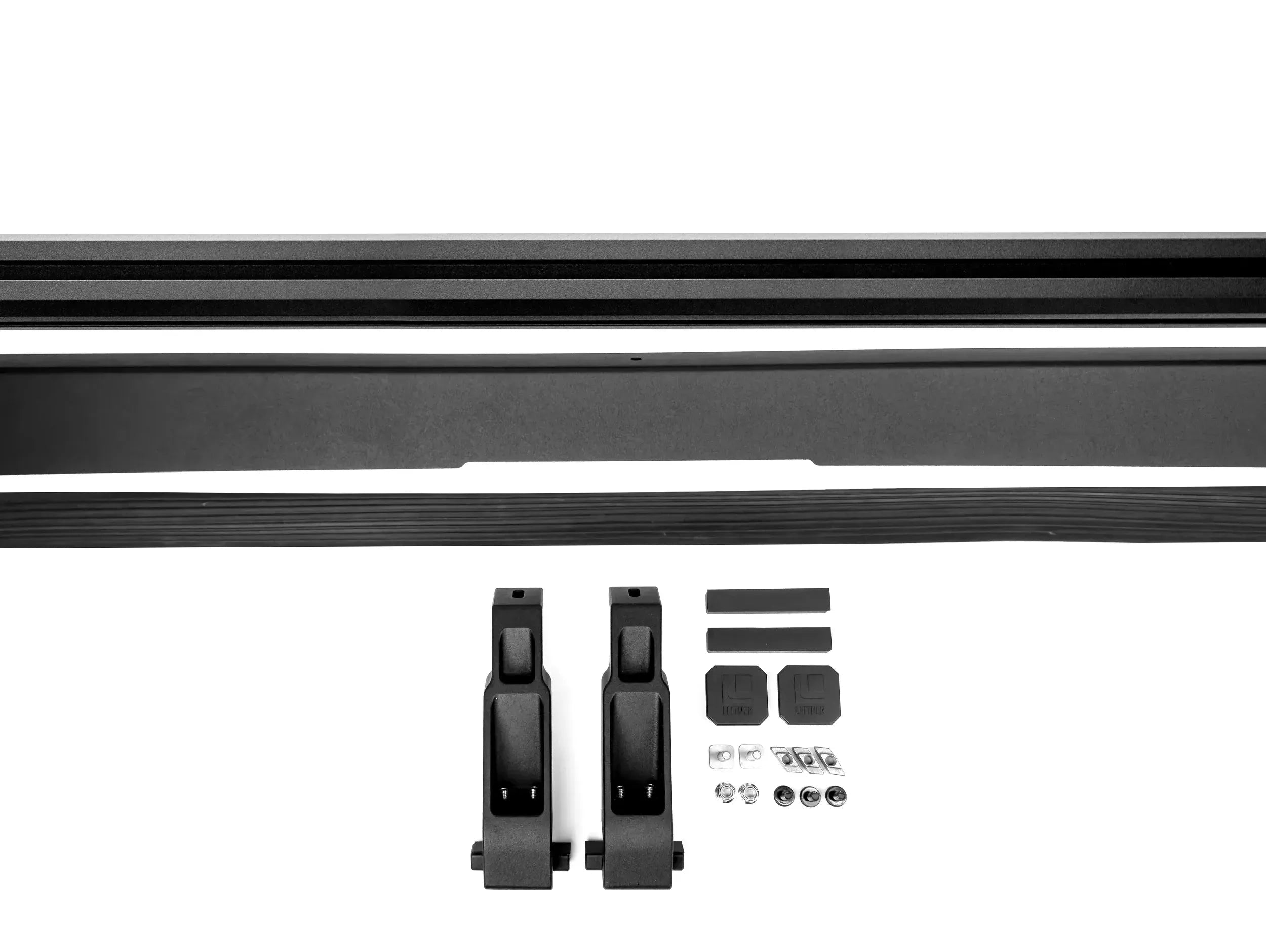 BLACK POWDER COATED LOAD BAR WITH HARDWARE INCLUDED