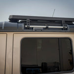 SIDE VIEW OF INEOS GRENADIER QUARTERMASTER HALF LENGTH PLATFORM RACK 