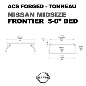ACS FORGED TONNEAU - RAILS ONLY - Nissan - Leitner Designs