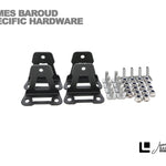 ROOF TOP TENT BRACKETS WITH HARDWARE SPECIFIC TO JAMES BAROUD