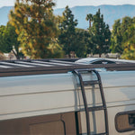 TOP VIEW OF ROOF RACK ON SPRINTER BUS