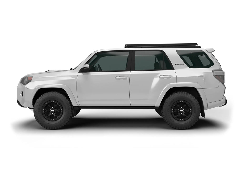 SIDE VIEW OF TOYOTA 4 RUNNER WITH 3/4 ROOF RACK INSTALLED