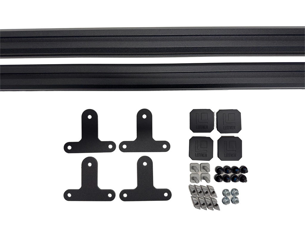 TWO BLACK LOAD BARS WITH HARDWARE