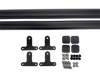 TWO BLACK LOAD BARS WITH HARDWARE