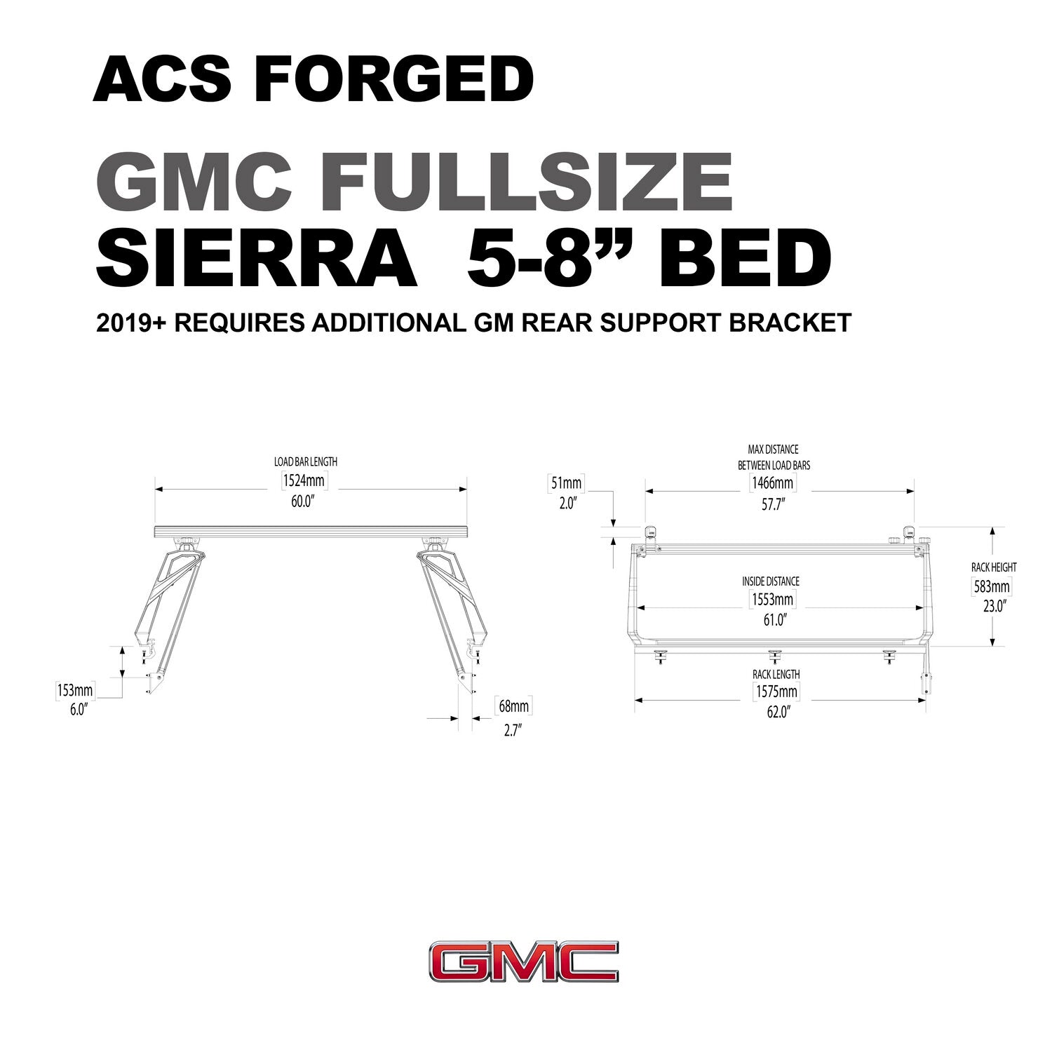GMC Truck Bed Rack | GMC Bed Rack | LEITNER