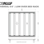 ACS ROOF | Universal Over Truck Bed Low Platform Rack