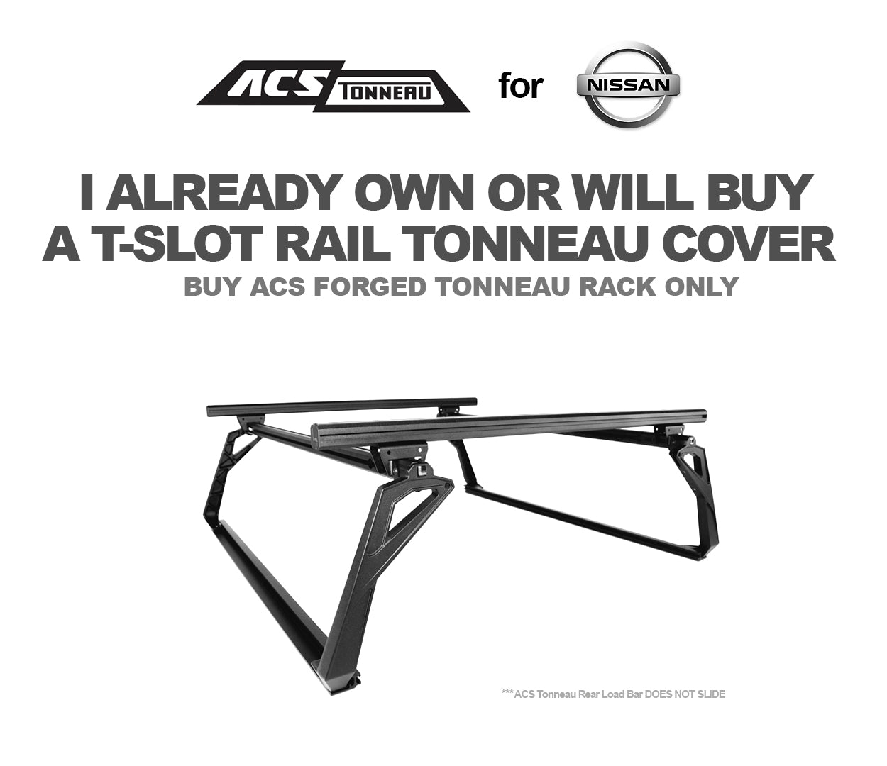 ACS FORGED TONNEAU - RACK ONLY - Nissan - Leitner Designs