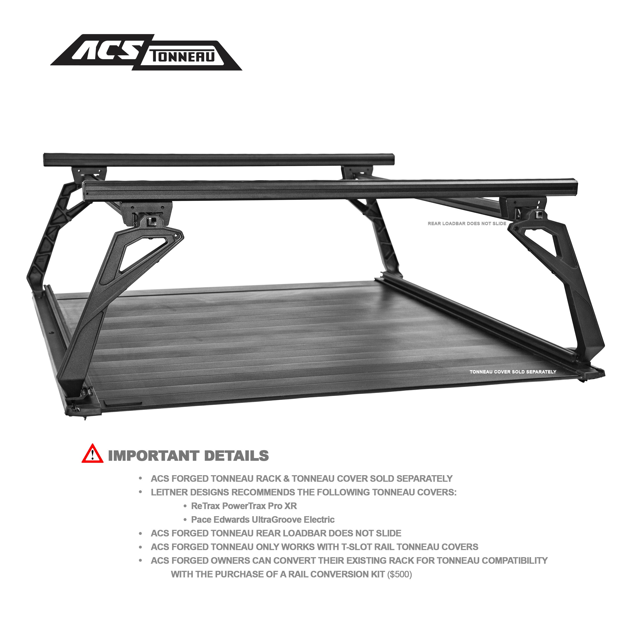 ACS FORGED TONNEAU - RACK ONLY - Ford