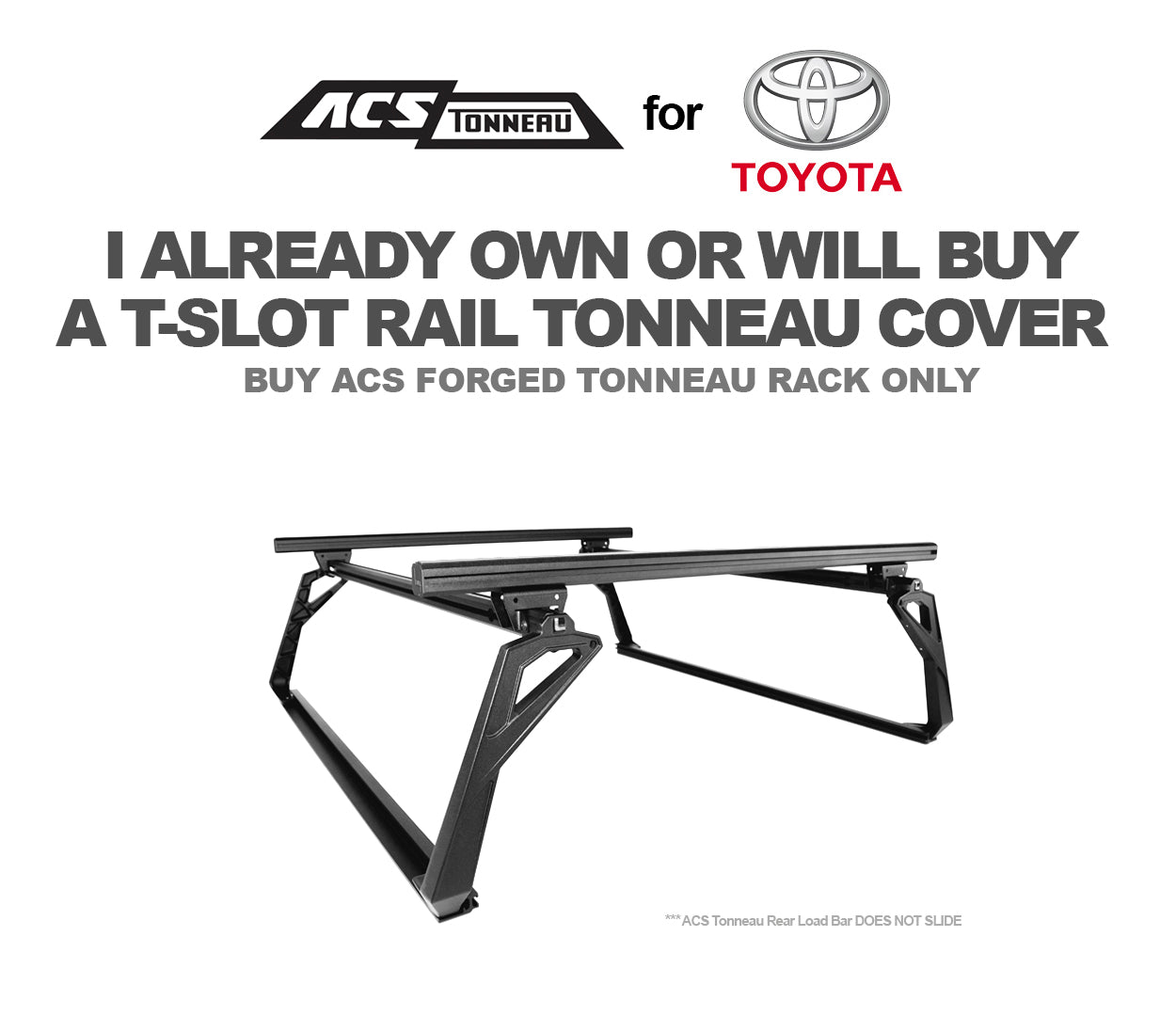 ACS FORGED TONNEAU - RACK ONLY - Toyota - Leitner Designs